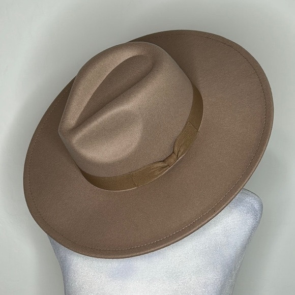 NWOT Felt Panama Hat in Sand - Picture 1 of 5